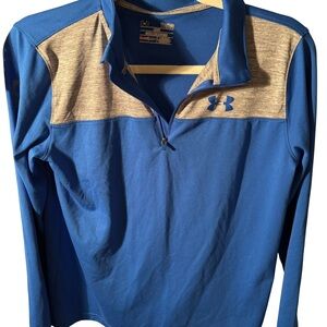 Under Armour Blue and Gray Athletic Pullover